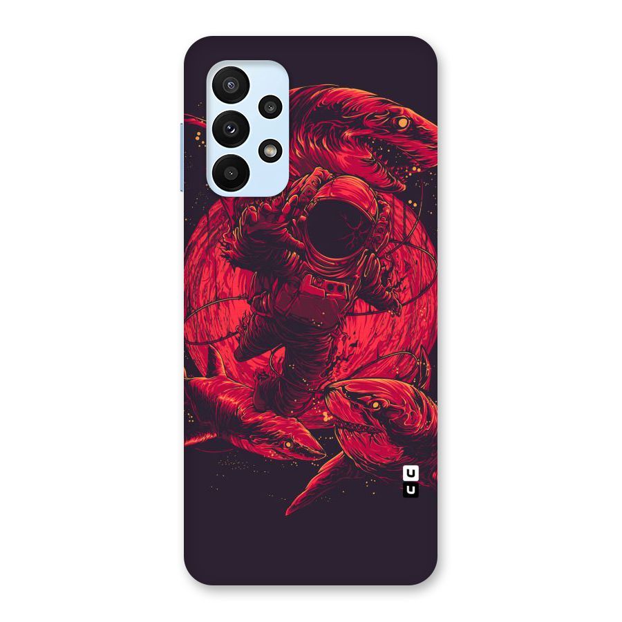 Coloured Spaceman Back Case for Galaxy A23