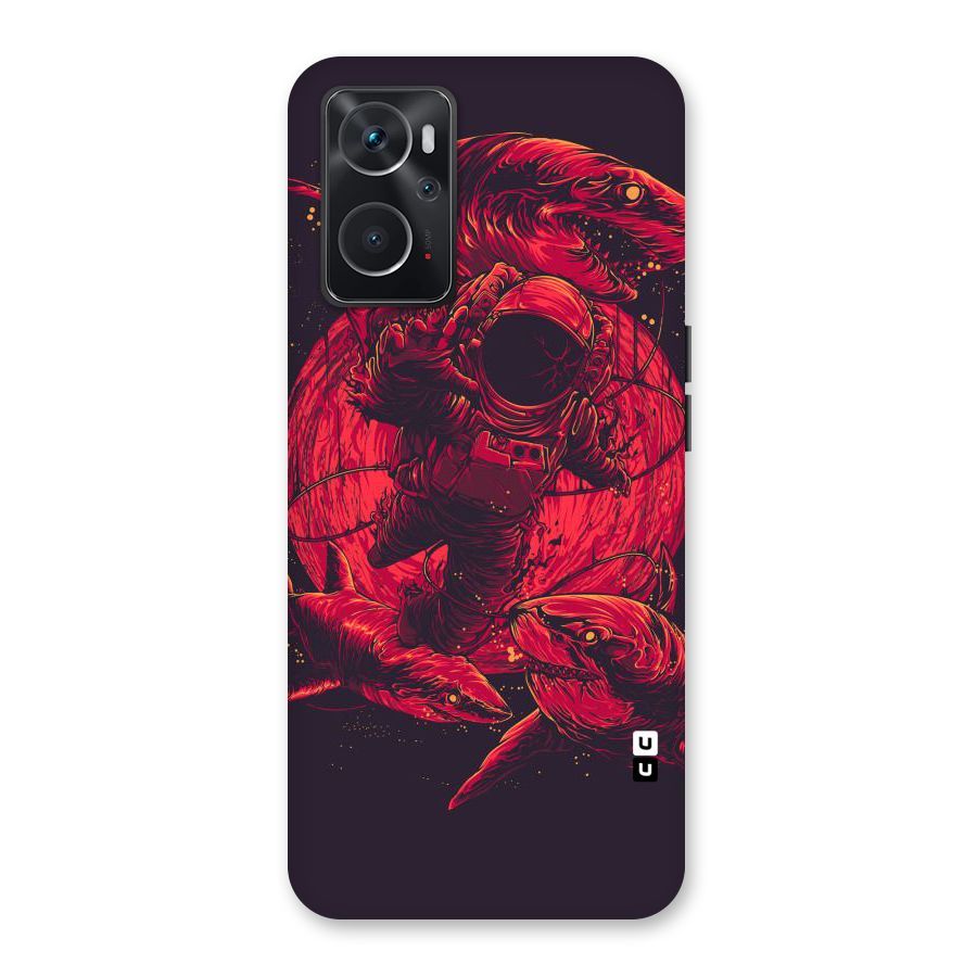 Coloured Spaceman Back Case for Oppo K10 4G