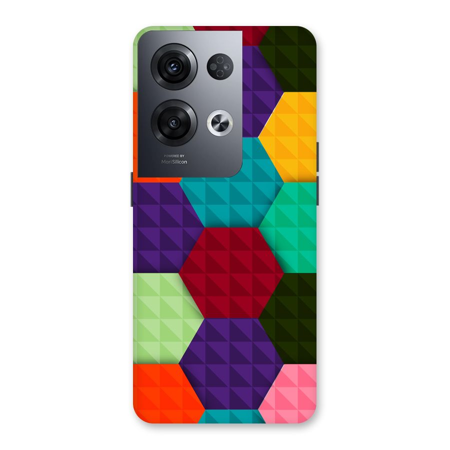 Colourful Abstract Back Case for Oppo Reno8 Pro 5G