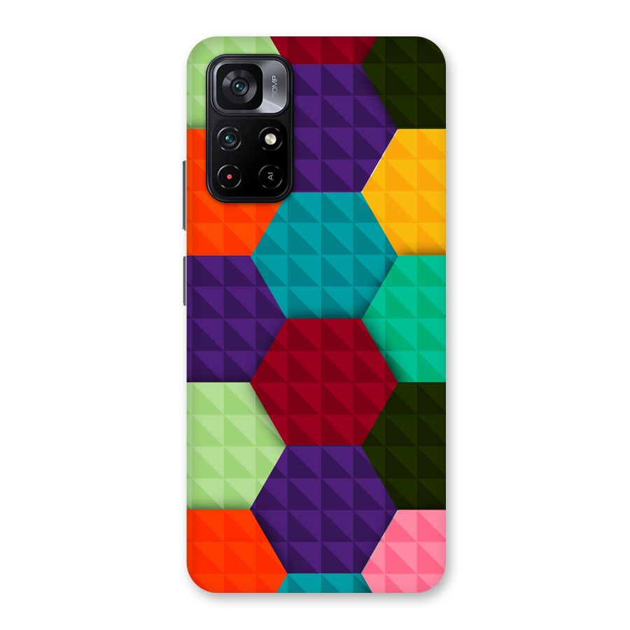 Colourful Abstract Back Case for Poco M4 Pro 5G