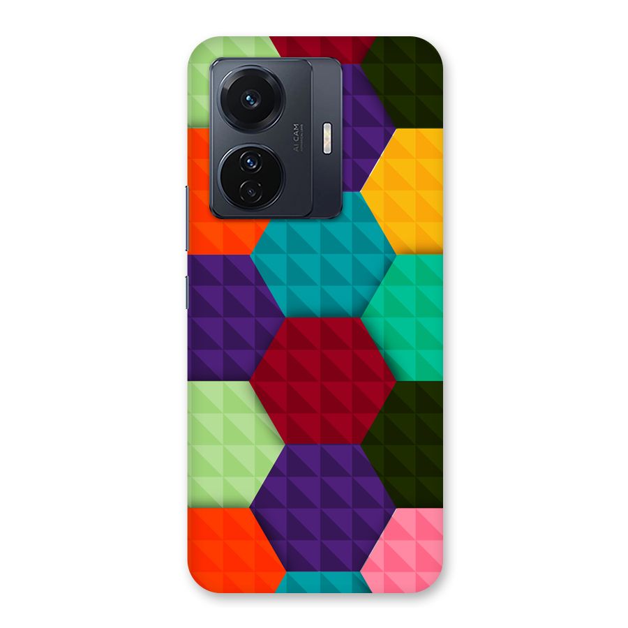 Colourful Abstract Back Case for Vivo T1 Pro