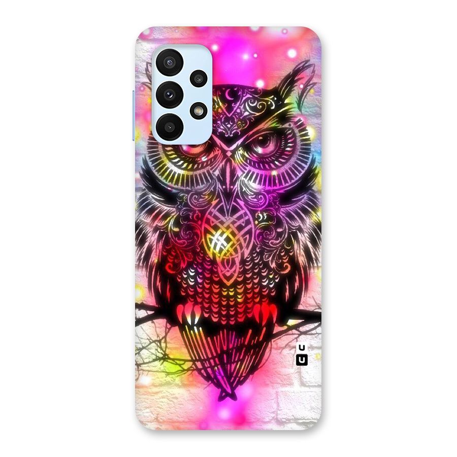 Colourful Owl Back Case for Galaxy A23