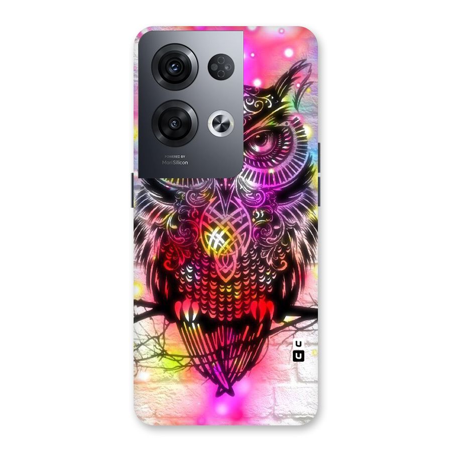 Colourful Owl Back Case for Oppo Reno8 Pro 5G