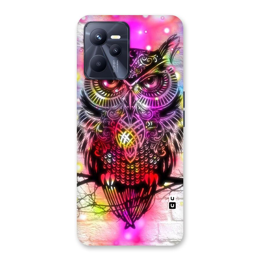 Colourful Owl Back Case for Realme C35