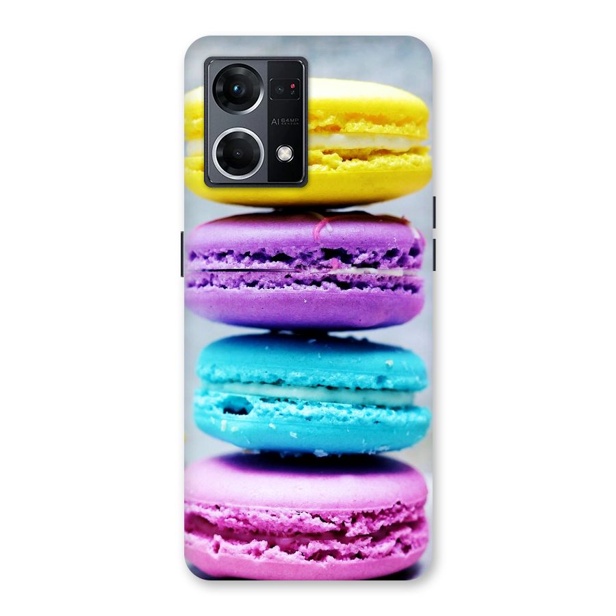Colourful Whoopie Pies Glass Back Case for Oppo F21 Pro 5G