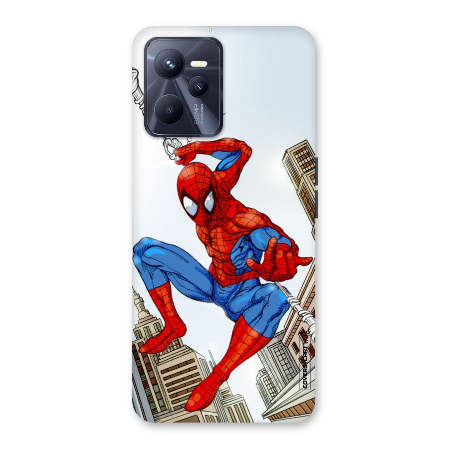 Comic Spider Man Back Case for Realme C35