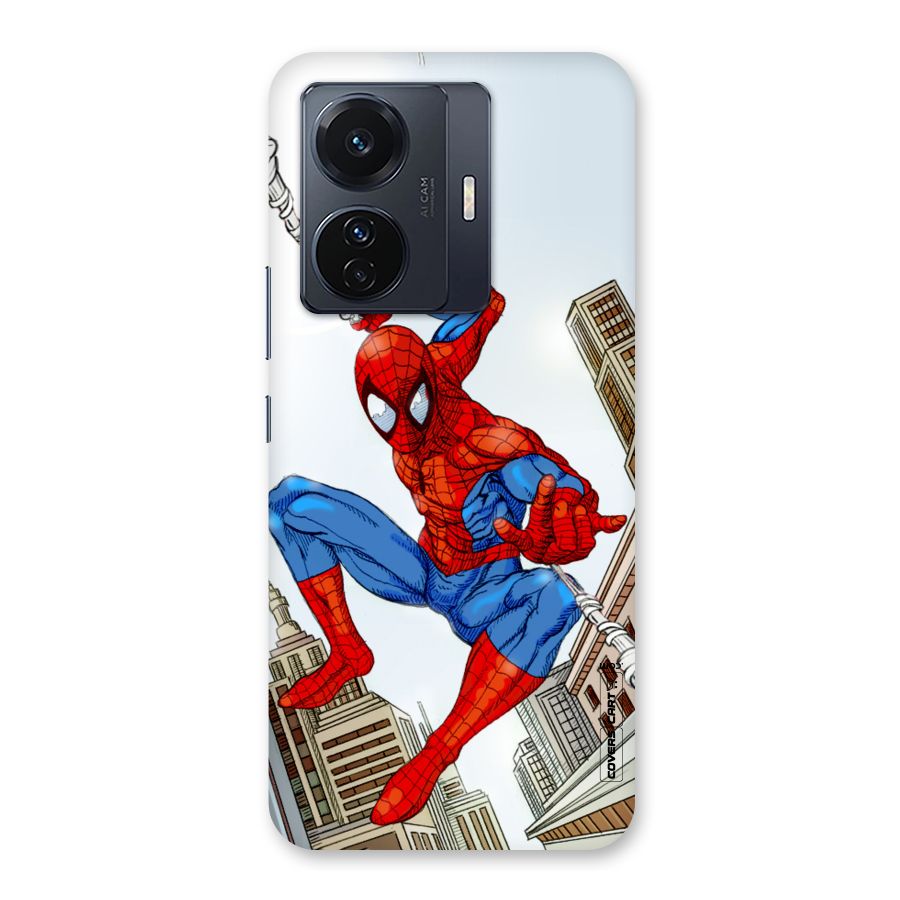 Comic Spider Man Back Case for Vivo T1 Pro