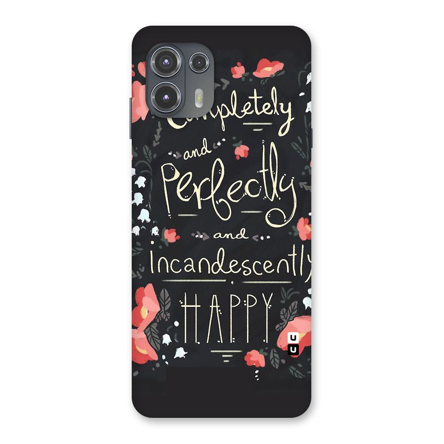Completely Happy Back Case for Motorola Edge 20 Fusion