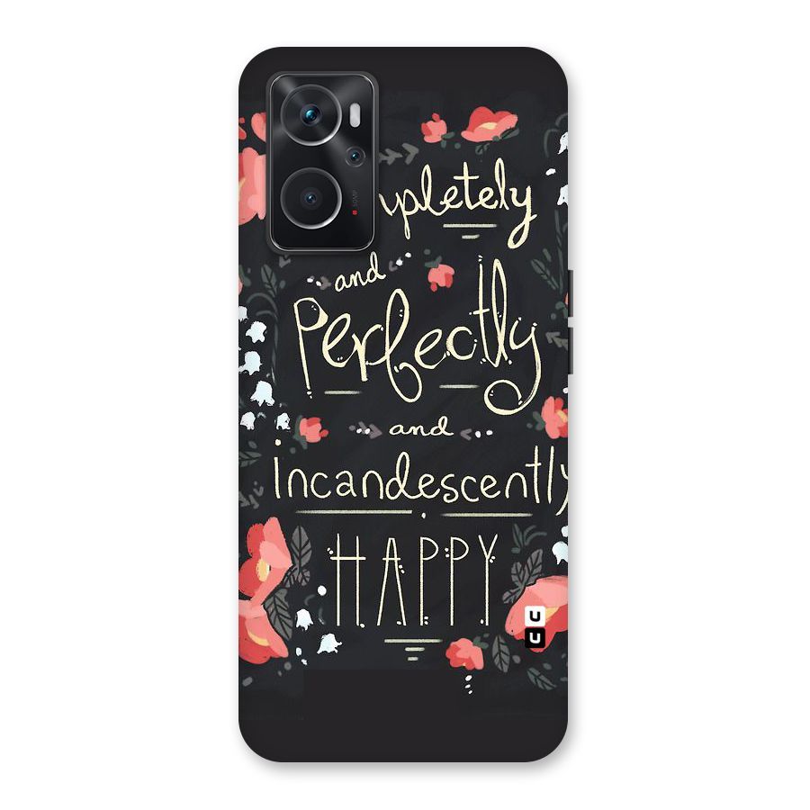 Completely Happy Back Case for Oppo K10 4G