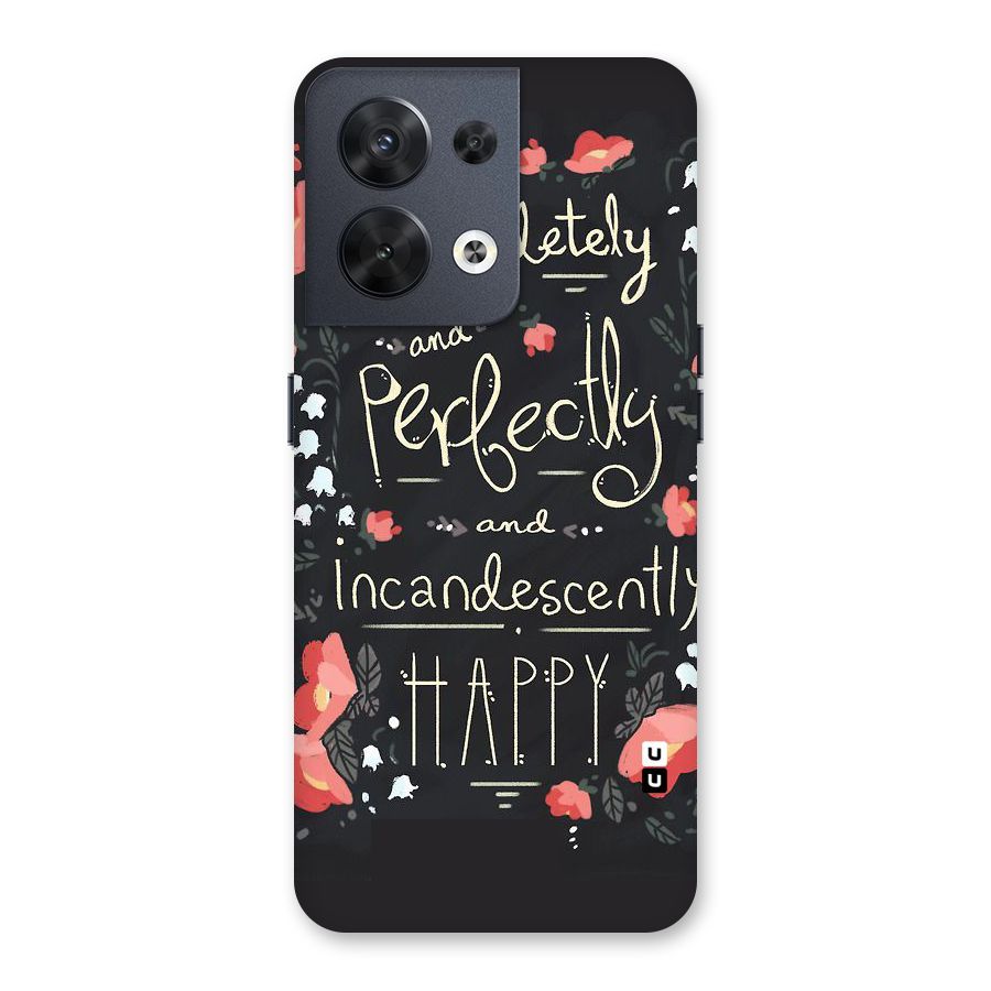 Completely Happy Back Case for Oppo Reno8 5G