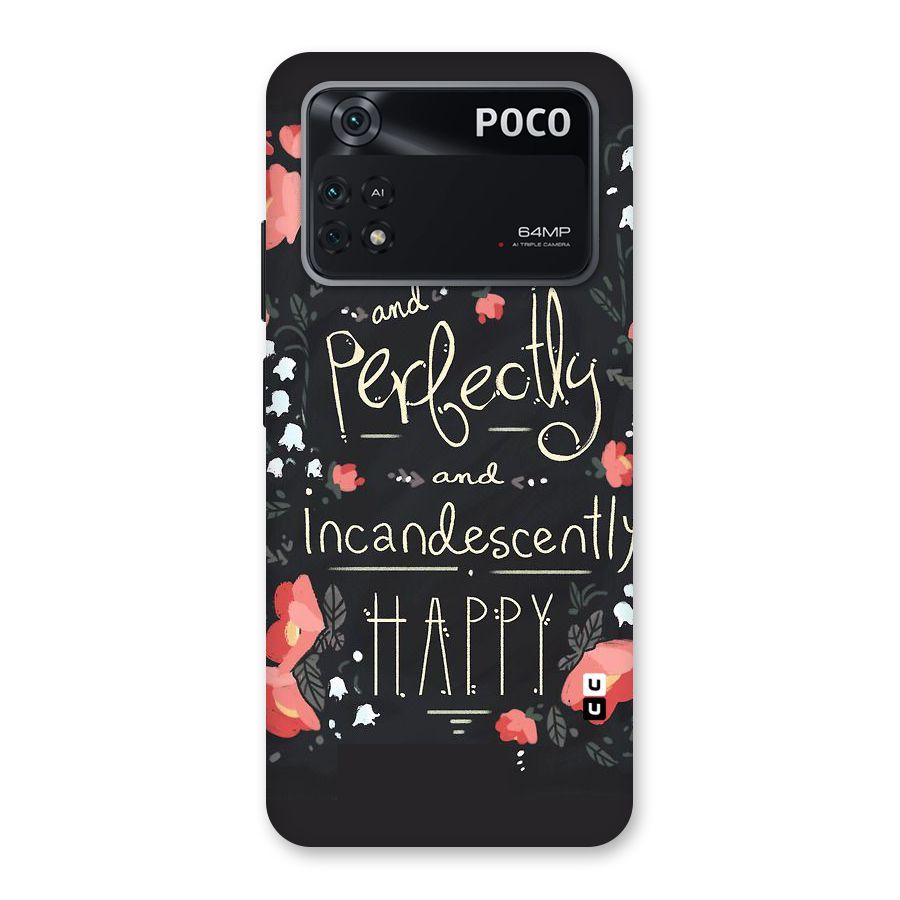Completely Happy Back Case for Poco M4 Pro 4G