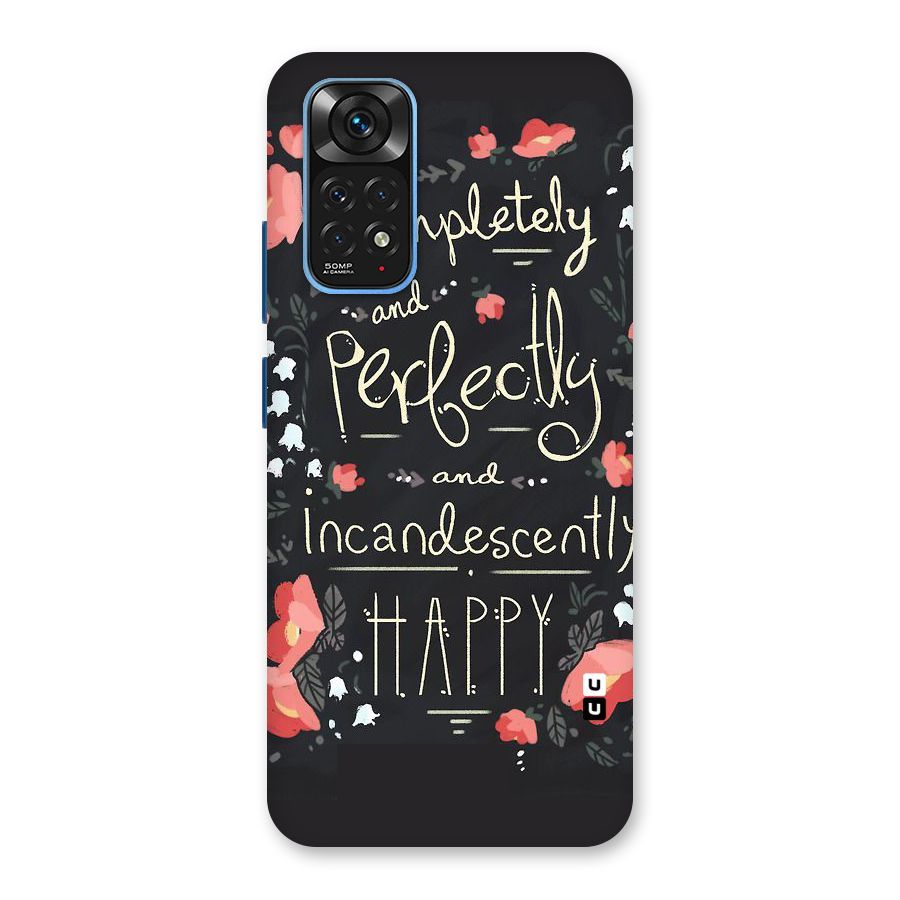 Completely Happy Back Case for Redmi Note 11S