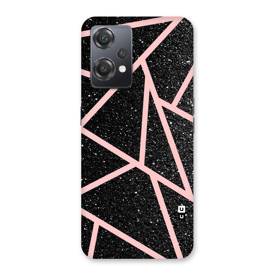 Concrete Black Pink Stripes Back Case for OnePlus Nord CE 2 Lite 5G