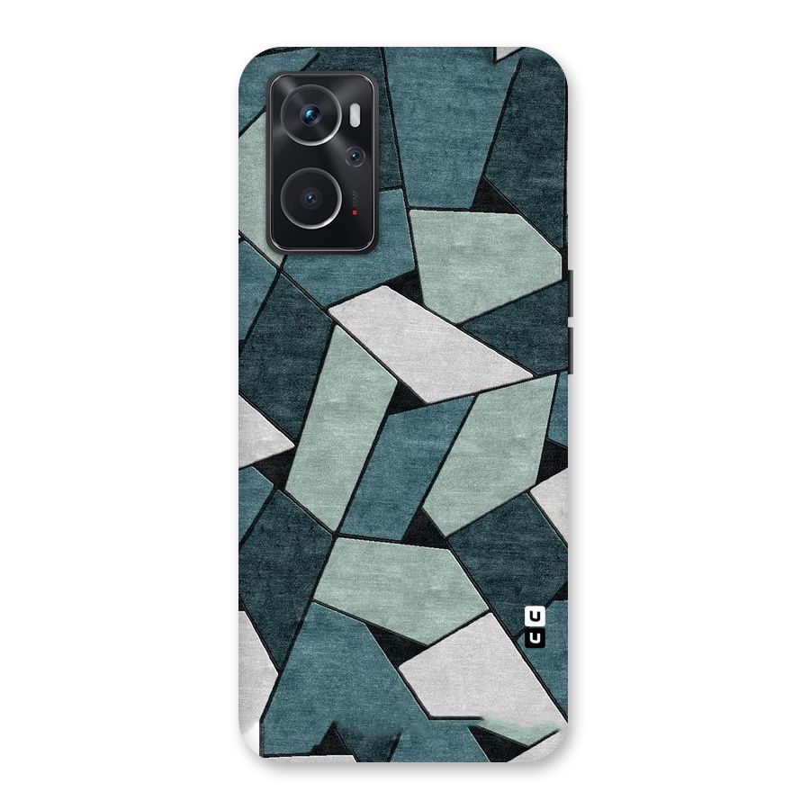 Concrete Green Abstract Back Case for Oppo K10 4G