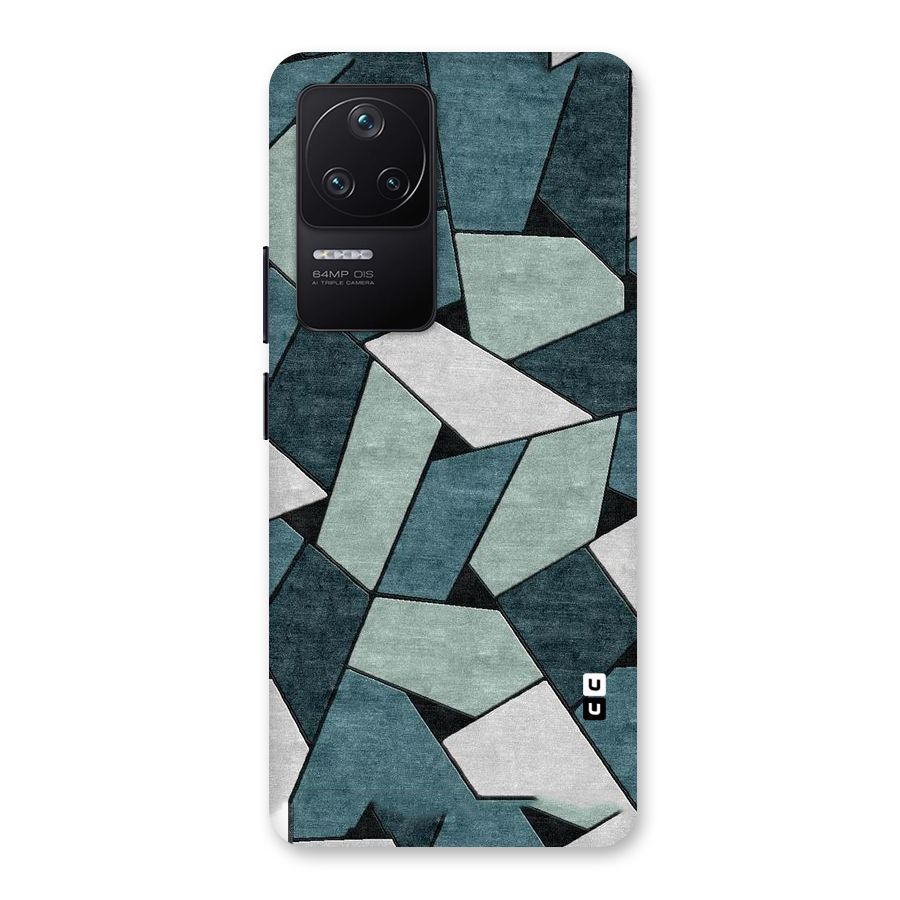 Concrete Green Abstract Back Case for Poco F4 5G