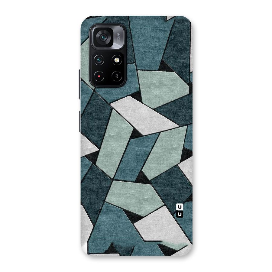 Concrete Green Abstract Back Case for Poco M4 Pro 5G