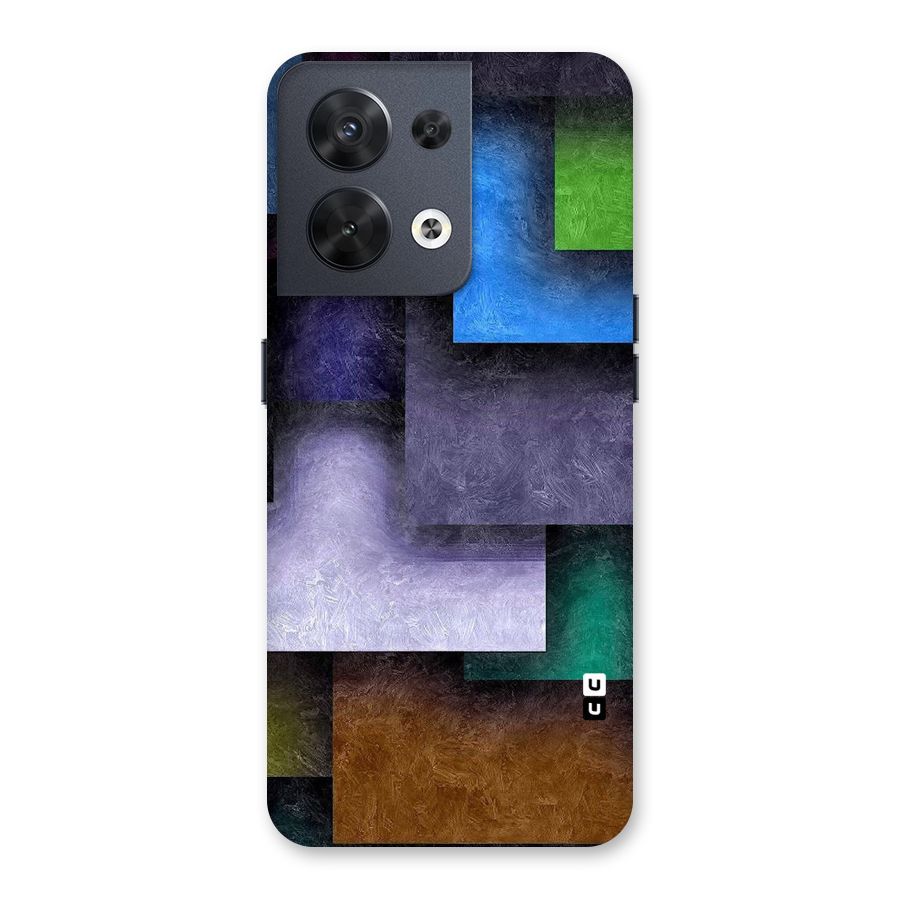 Concrete Squares Back Case for Oppo Reno8 5G