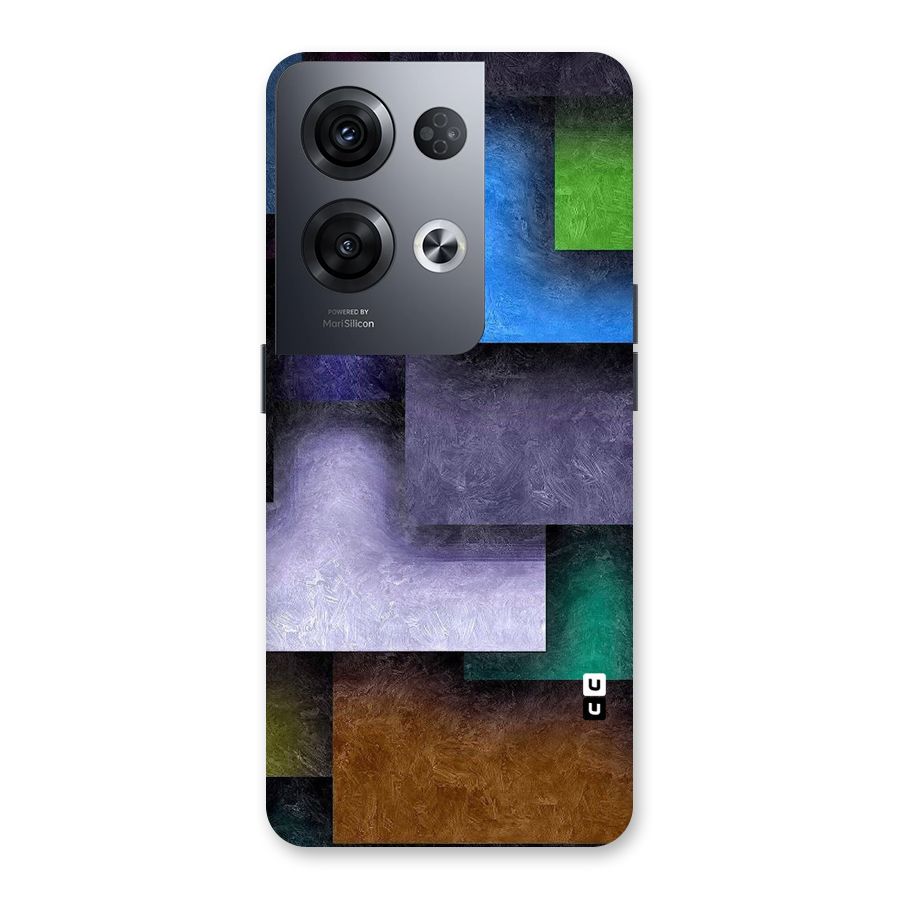 Concrete Squares Back Case for Oppo Reno8 Pro 5G