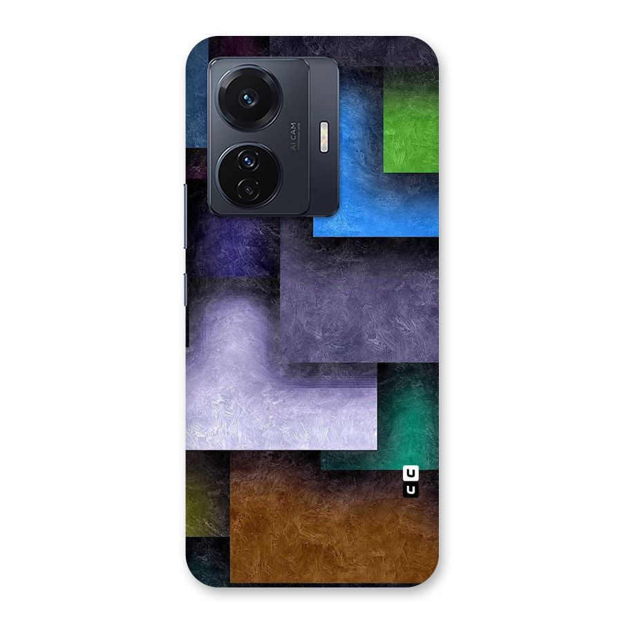 Concrete Squares Back Case for Vivo T1 Pro