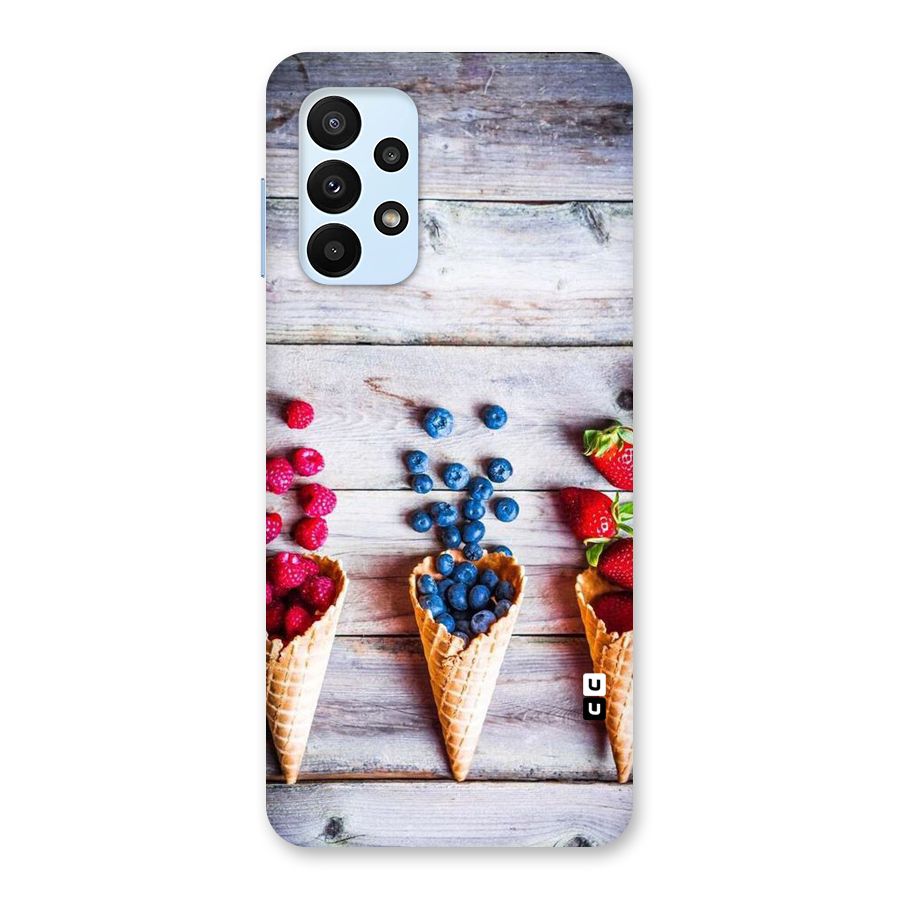 Cone Fruits Design Back Case for Galaxy A23
