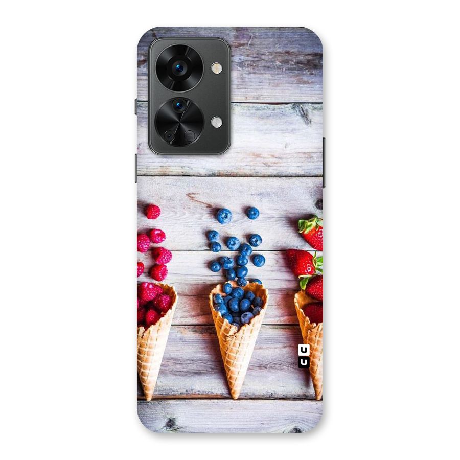 Cone Fruits Design Back Case for OnePlus Nord 2T