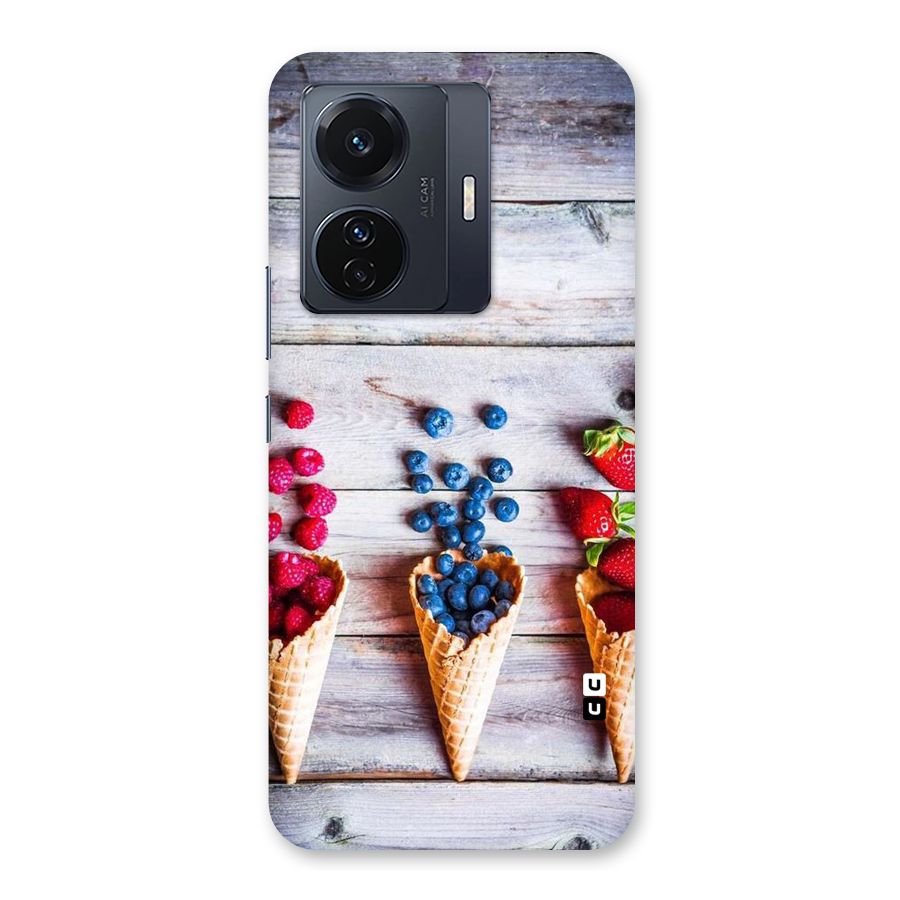 Cone Fruits Design Back Case for Vivo T1 Pro