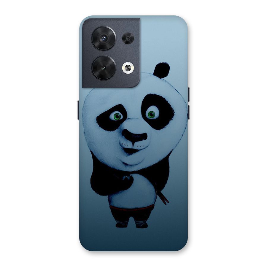 Confused Cute Panda Back Case for Oppo Reno8 5G