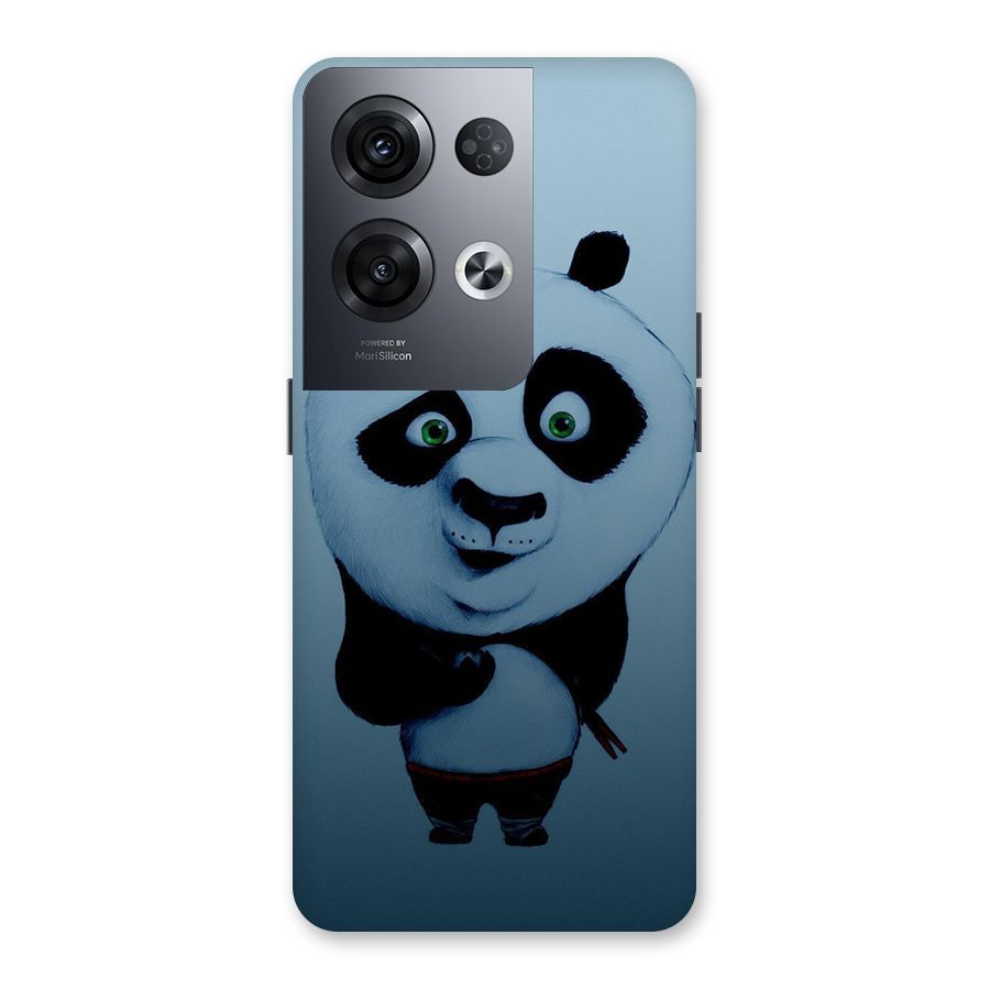 Confused Cute Panda Back Case for Oppo Reno8 Pro 5G