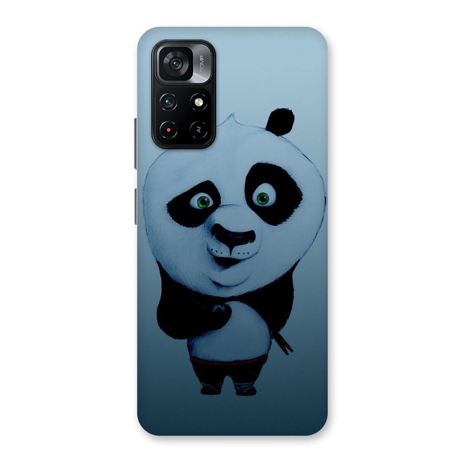 Confused Cute Panda Back Case for Poco M4 Pro 5G