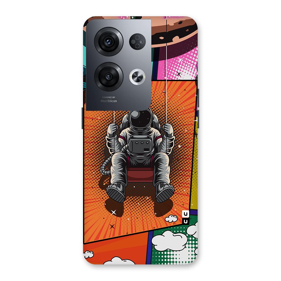 Cool Astraunaut Comic Swing Back Case for Oppo Reno8 Pro 5G