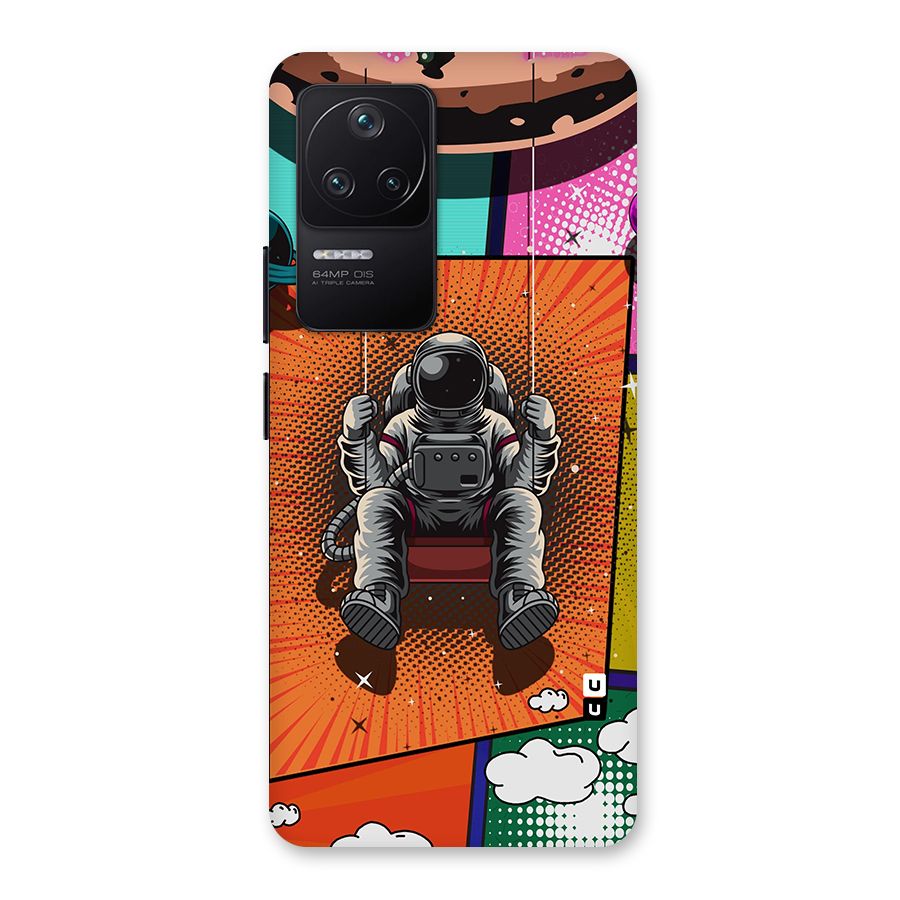 Cool Astraunaut Comic Swing Back Case for Poco F4 5G