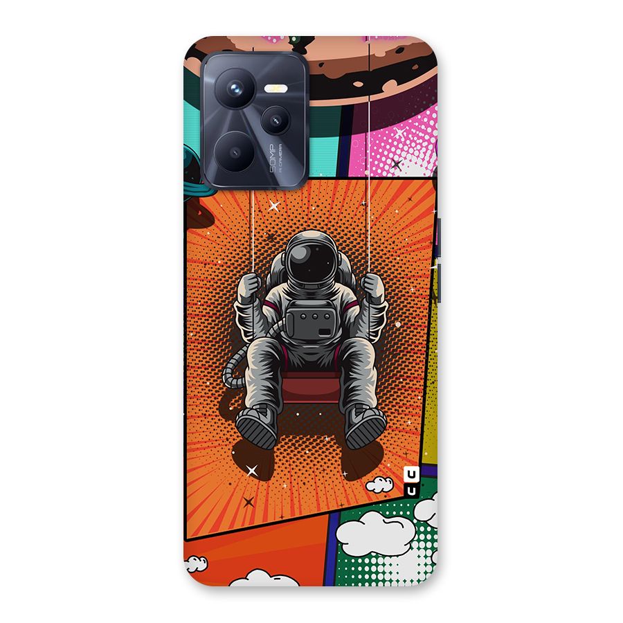 Cool Astraunaut Comic Swing Back Case for Realme C35