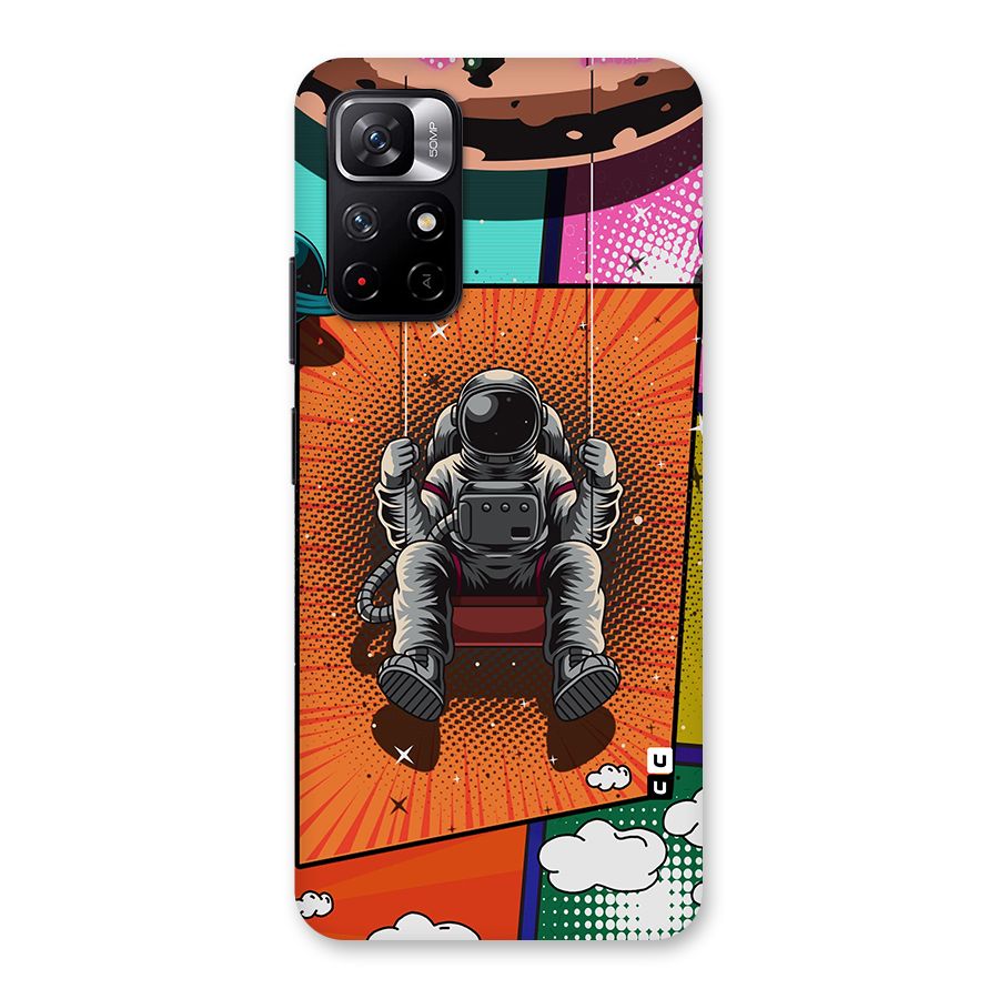 Cool Astraunaut Comic Swing Back Case for Redmi Note 11T 5G
