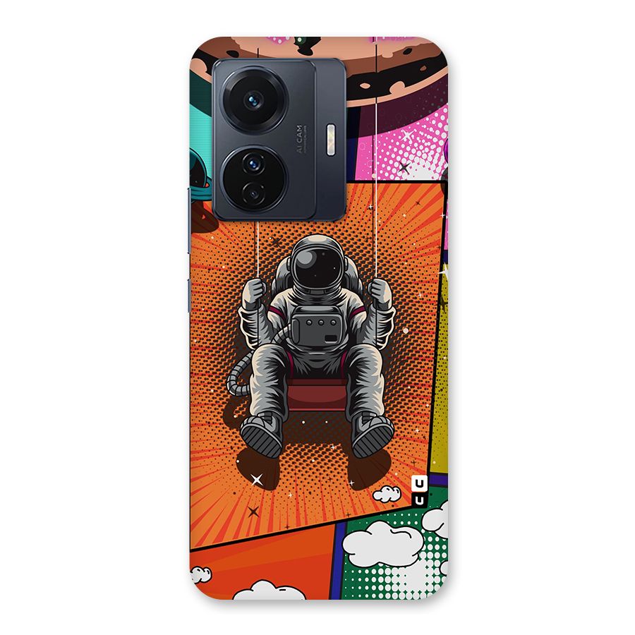 Cool Astraunaut Comic Swing Back Case for Vivo T1 Pro