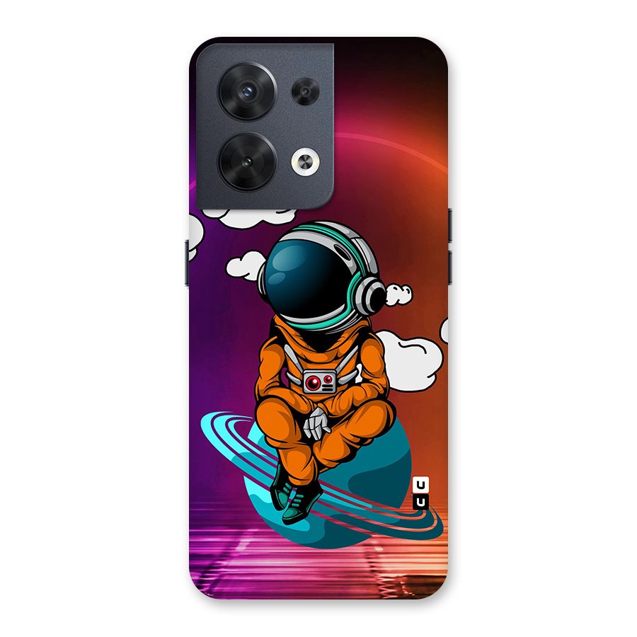 Cool Astraunaut Relaxing Back Case for Oppo Reno8 5G