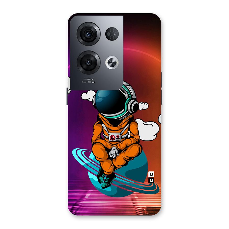 Cool Astraunaut Relaxing Back Case for Oppo Reno8 Pro 5G