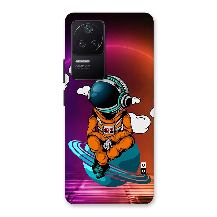 Cool Astraunaut Relaxing Back Case for Poco F4 5G