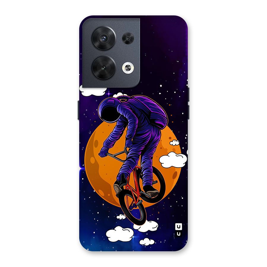 Cool Astro Cyclist Back Case for Oppo Reno8 5G