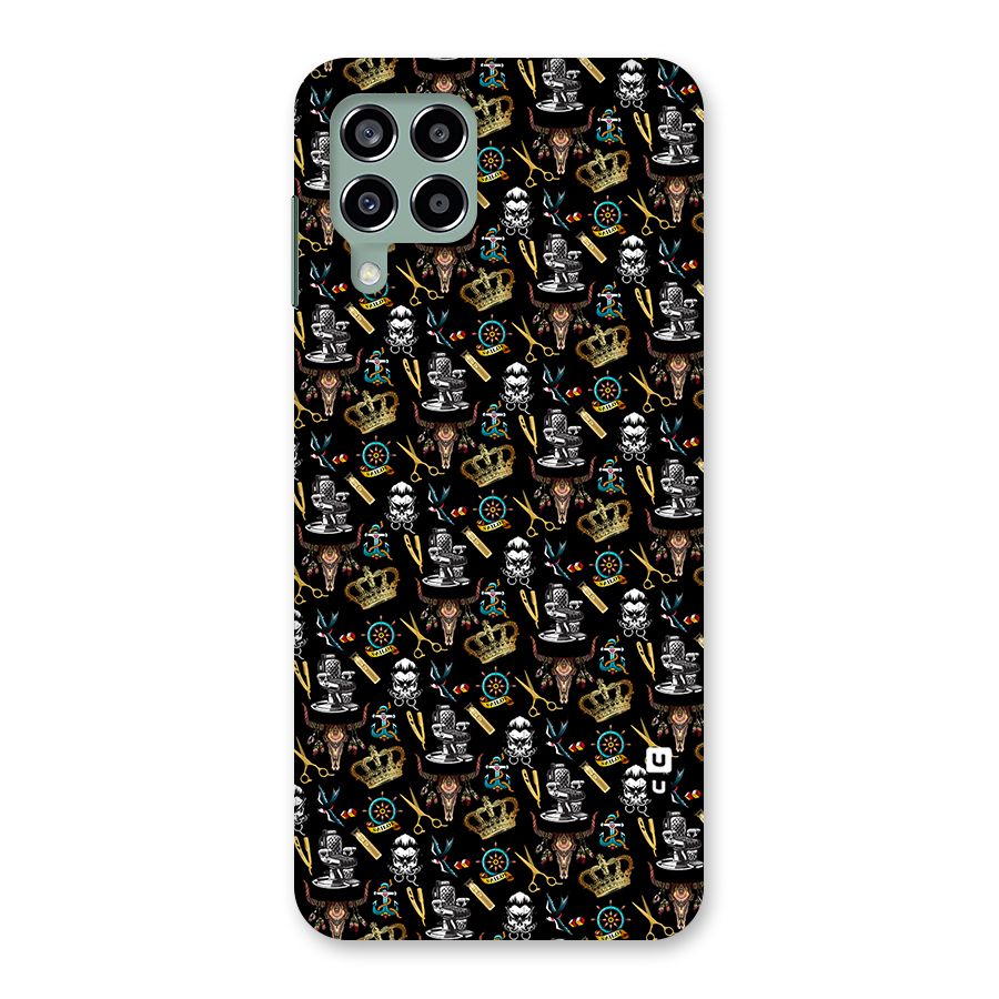 Cool Barber Pattern Back Case for Galaxy M33