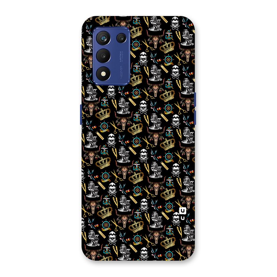 Cool Barber Pattern Back Case for Realme 9 5G Speed