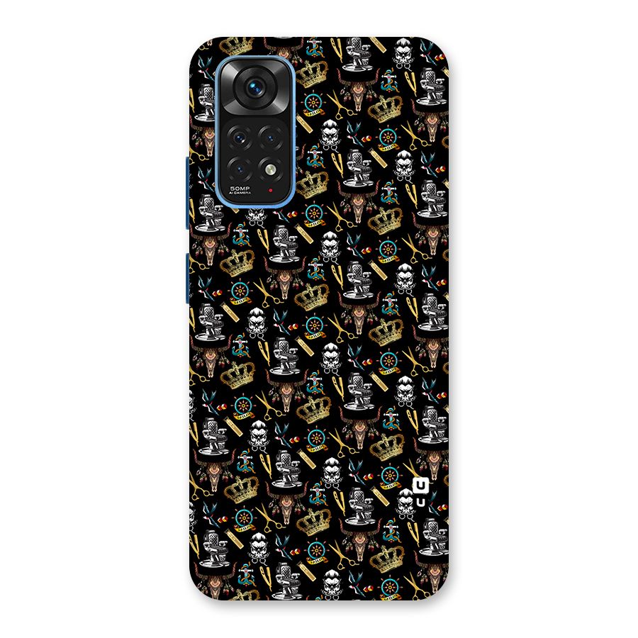 Cool Barber Pattern Back Case for Redmi Note 11S