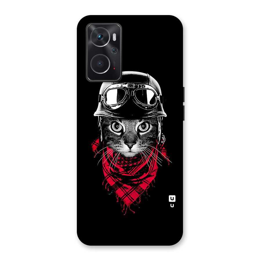 Cool Biker Cat Back Case for Oppo K10 4G