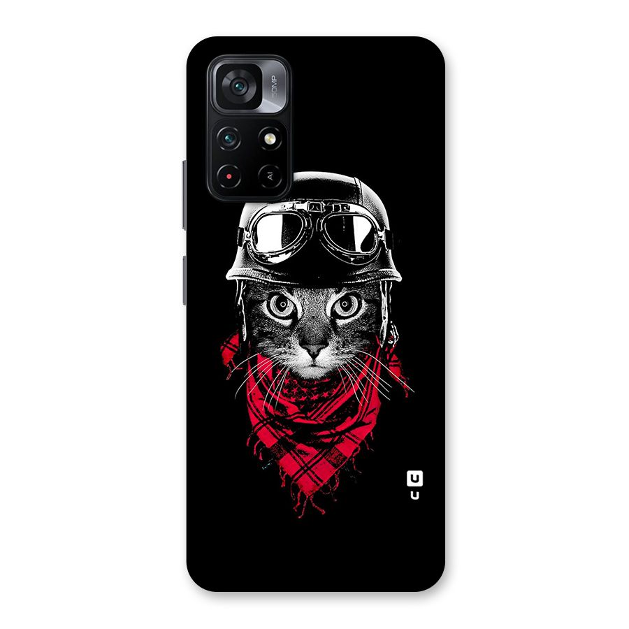 Cool Biker Cat Back Case for Poco M4 Pro 5G