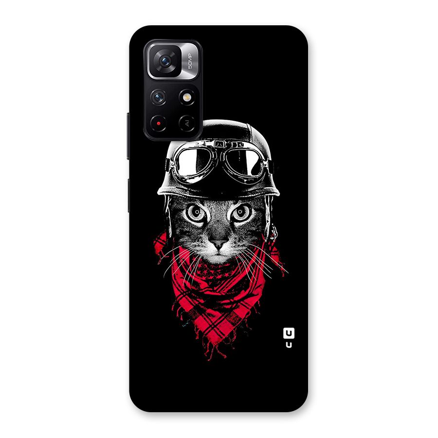 Cool Biker Cat Back Case for Redmi Note 11T 5G