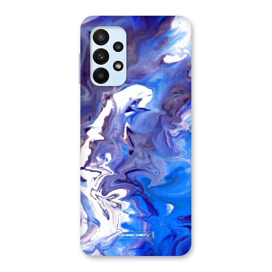 Cool Blue Marble Texture Back Case for Galaxy A23