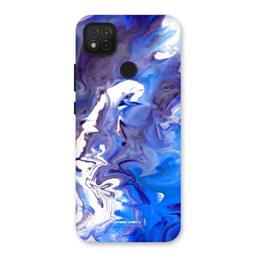 Cool Blue Marble Texture Back Case for Redmi 9 Activ