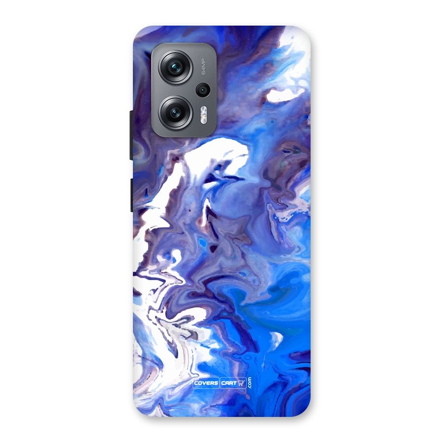 Cool Blue Marble Texture Back Case for Redmi K50i