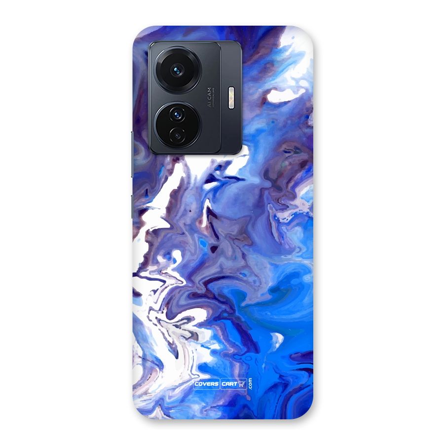 Cool Blue Marble Texture Back Case for Vivo T1 Pro
