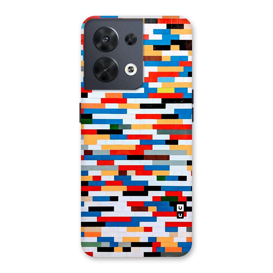 Cool Colors Collage Pattern Art Back Case for Oppo Reno8 5G