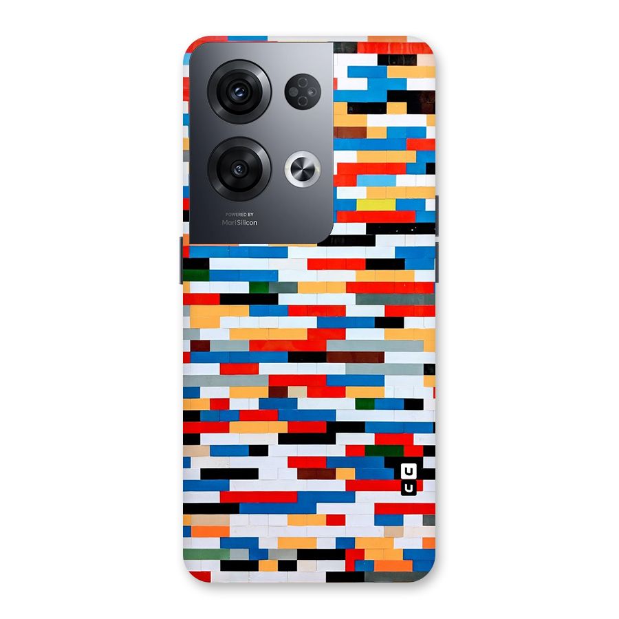 Cool Colors Collage Pattern Art Back Case for Oppo Reno8 Pro 5G